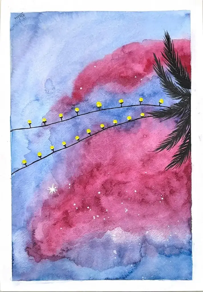Starry Lights in the Twilight Sky