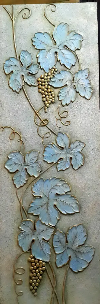 Elegant Vineyard Wall Panel