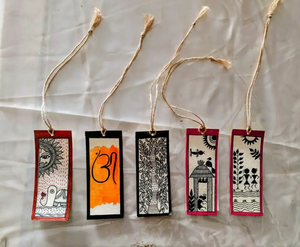 Hand-Painted Tribal & Nature-Inspired Bookmarks