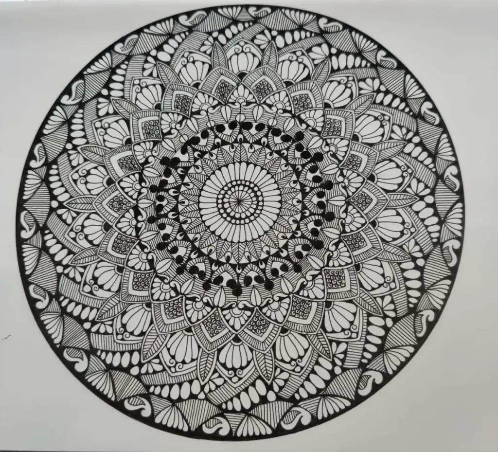 Symphony in Circles: Intricate Mandala of Balance