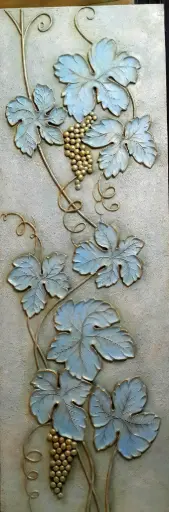 Elegant Vineyard Wall Panel
