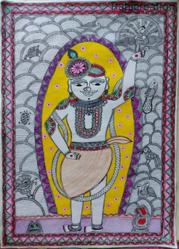 Shrinathji with Govardhan Hill