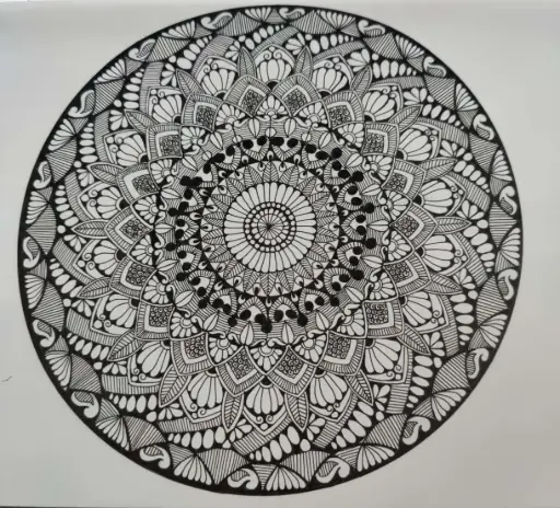 Symphony in Circles: Intricate Mandala of Balance