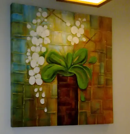 Abstract Floral Wall Art 