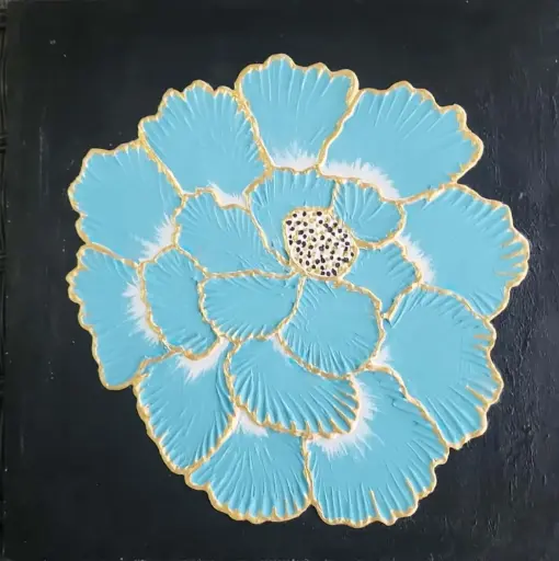 Blue Flower Artwork