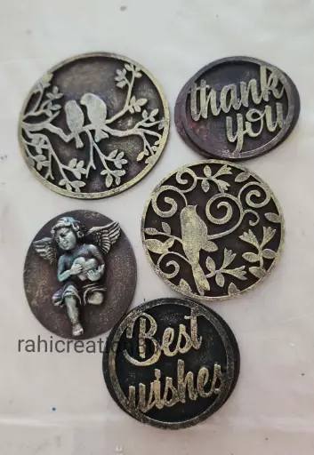 Antique-Style Embossed Decorative Tags