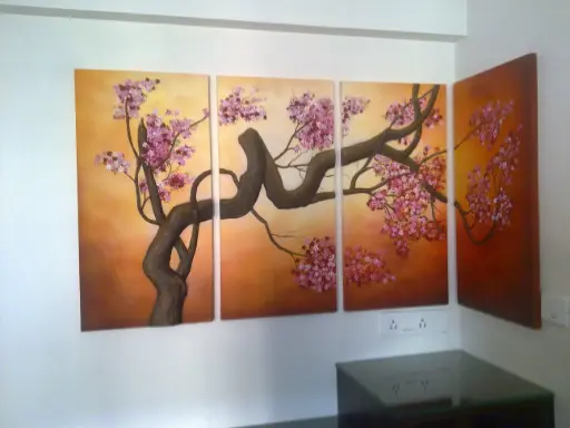 Blossoms Through Time - A Five Panel Spring Symphony