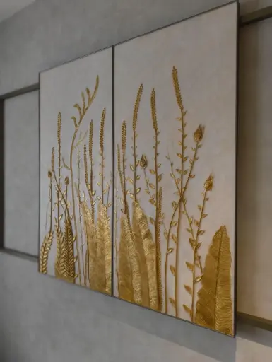 Golden Botanica – Nature in Raised Relief